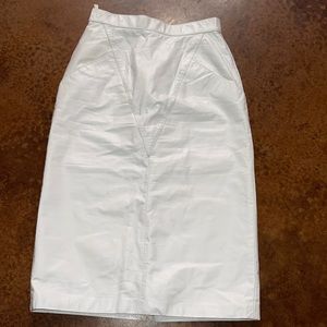 Vintage leather skirt